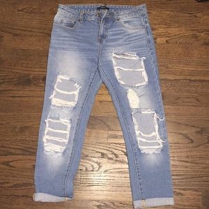 Women's ripped jeans